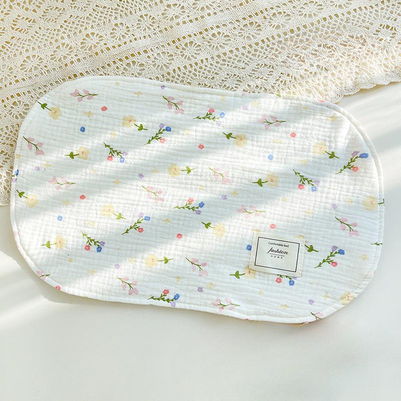 Anti Vomiting Milk Pillo Comfortable Cloud Pillow for Newborns Low Flat Pillow for Infants Eight Layer Gauze Pillow for Children