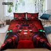 Game Duvet Cover Set Game Contoller Comforter Cover for Kids Boys Teens Player Game Double Queen King Size Polyester Bedding Set