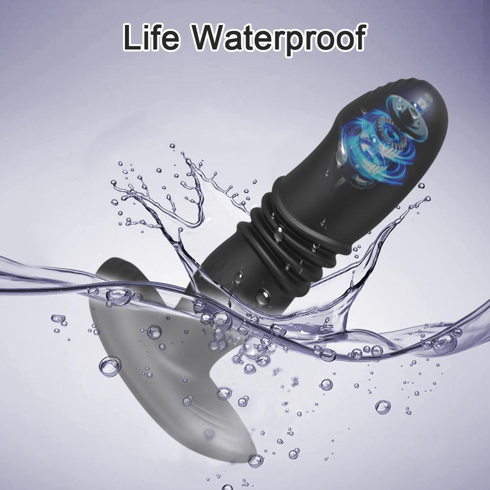 Mannlig prostatamassasjeapparat Bluetooth APP Vibrator for menn Gay analplugg Trådløs fjernkontroll Butt Plug Sexleketøy for par