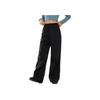 Li Ning Sports Lifestyle Series Logo Embroidered Casual Pants Women Bottoms AYKV896-1