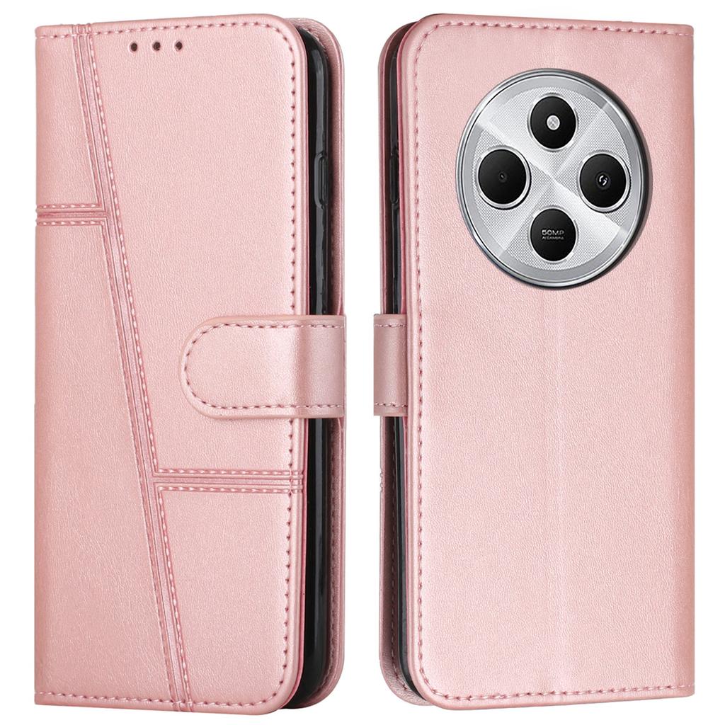 For Xiaomi Poco C75 4G/Redmi 14R 5G/14C 4G Case Stand Flip Protective Leather Phone Cover