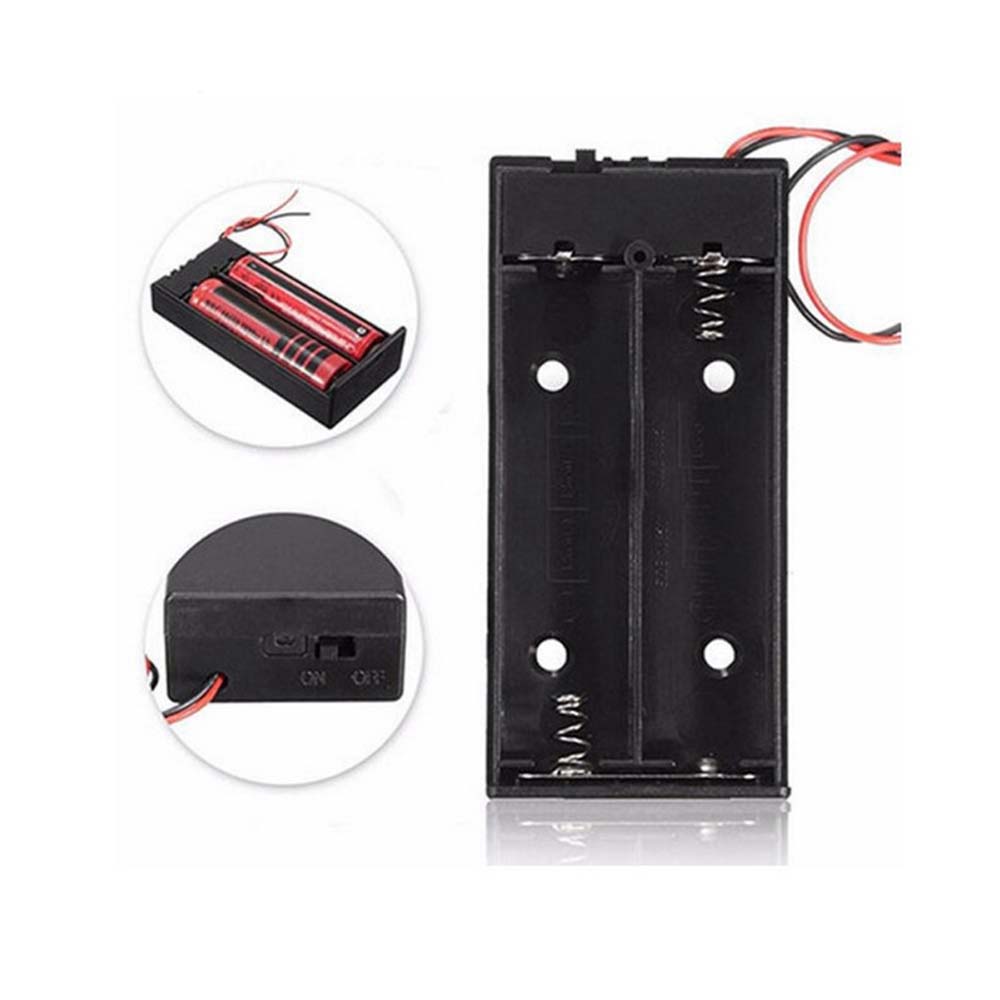 Container ABS ON/OFF Switch Storage Box Battery Storage Boxes Battery Holder 2 Slots Battery Box