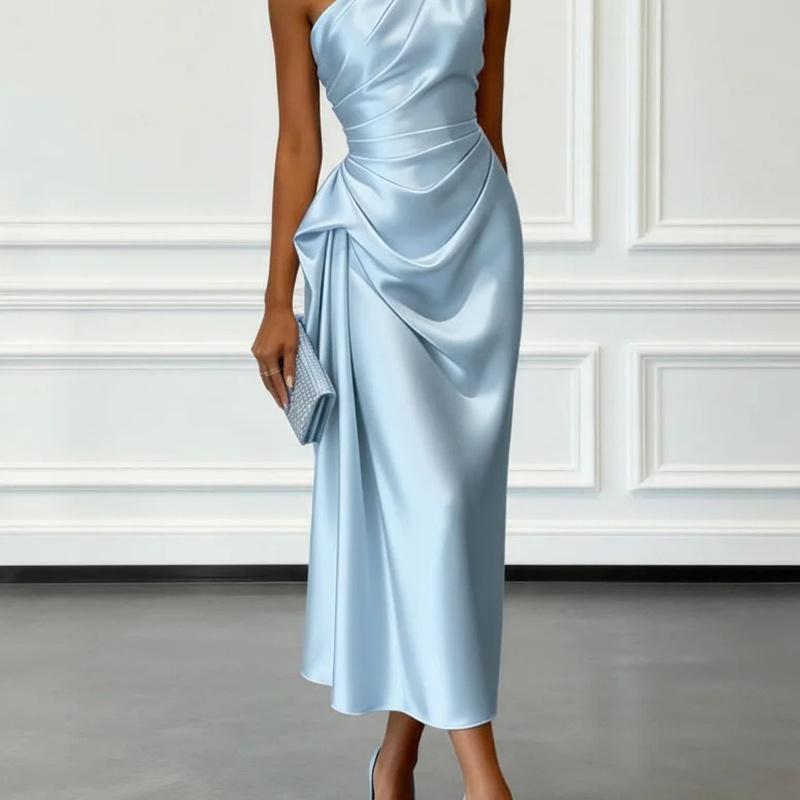 European Style High-end Pleated Sleeveless Wear Women L