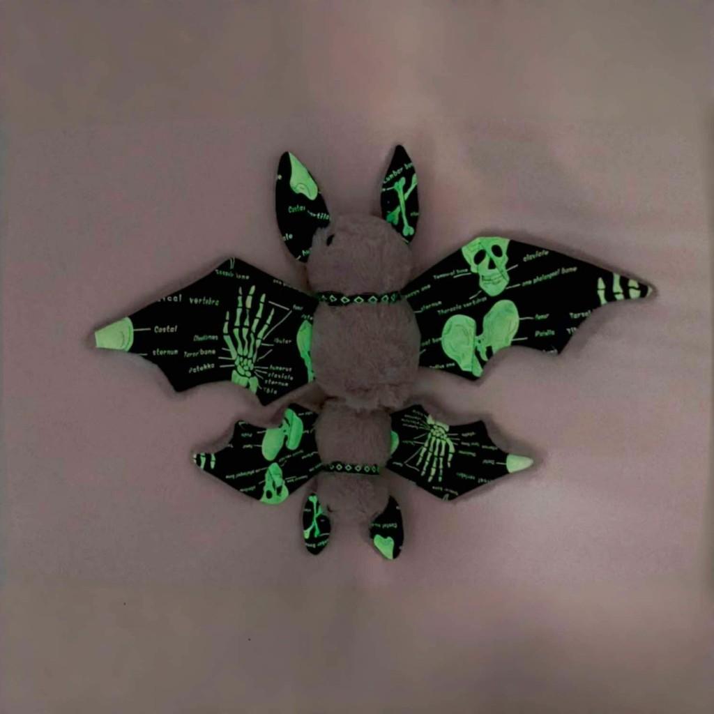Halloween Bat Plush Toy With Glowinthedark Feature For Kids And Collectors