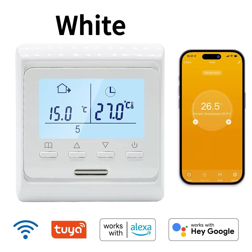 M6 Tuya WiFi Smart Thermostat for Electric Floor Heating Water/Gas Boiler Temperature Remote Controller with Google Home & Alexa
