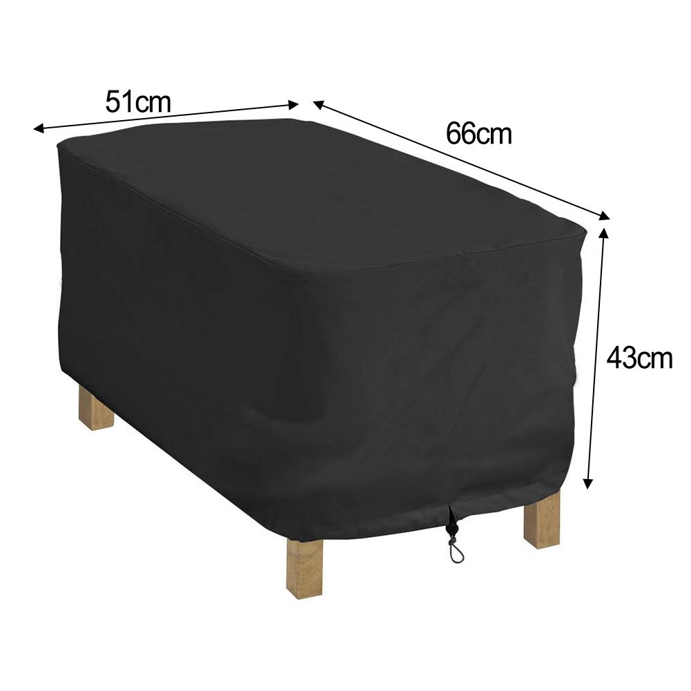 1PC Patio Furniture Table Cover 210D Oxford Fabric Heavy Duty Patio Furniture Table Dustproof Covers Outdoor Deck Box Covers