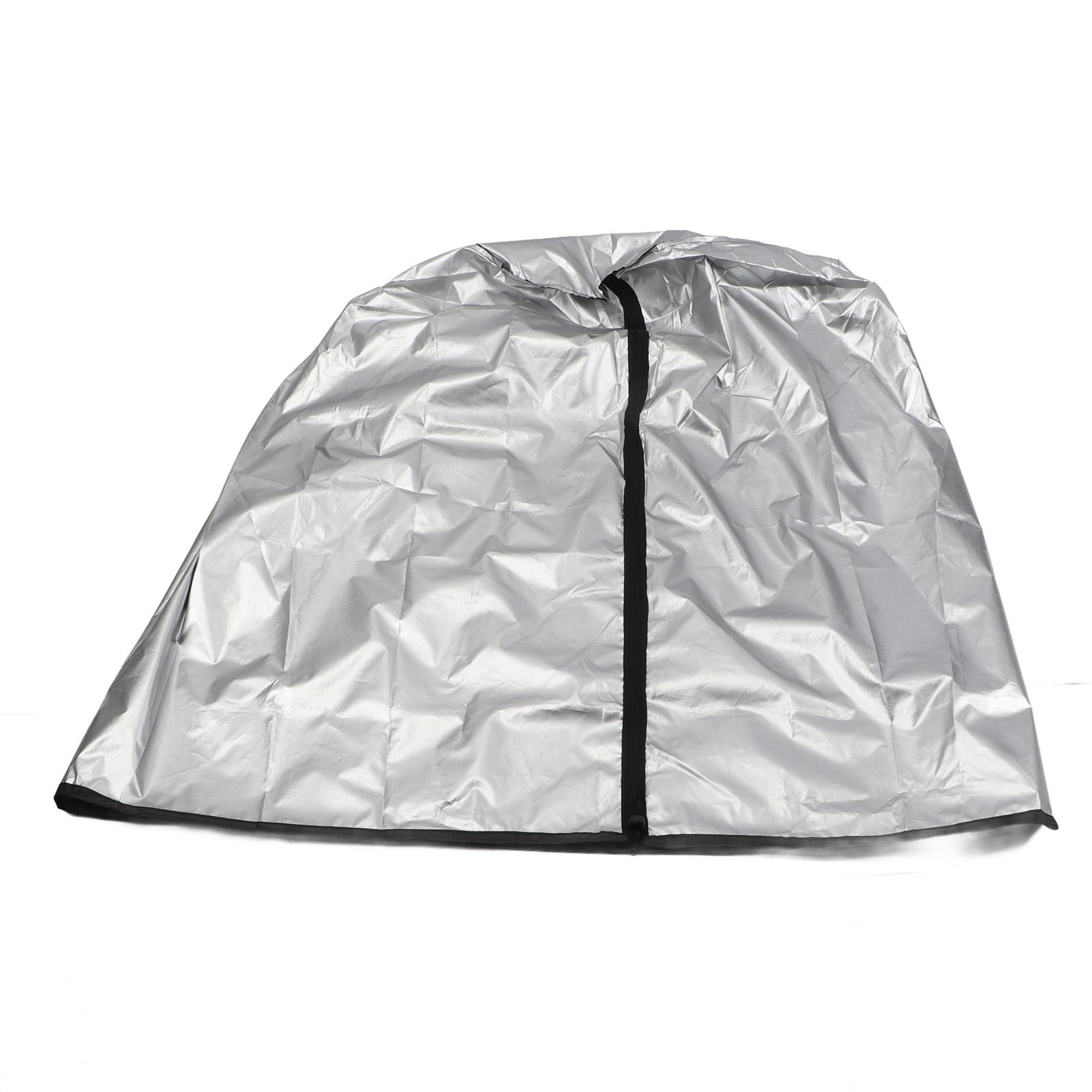 

Большой водостойкий сезонный чехол для шин, сумка для хранения запасного колеса с нижней кулиской и молнией чёрный