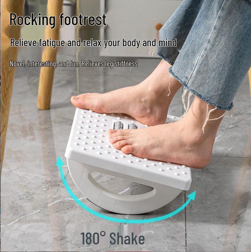 Ergonomic Under-Desk Footrest Stool for Comfort and Posture Correction
