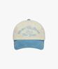 GOALSTUDIO Color Block Corduroy Cap-Sky Blue
