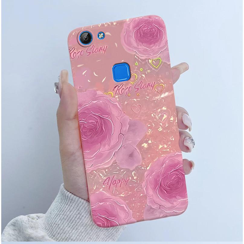 For Vivo V7 V7+ Plus Y79A Y75 Y73 Y79 1716 1718 Phone Case Cute Astronaut Panda Flowers Candy Soft Silicone TPU phone Case Cover