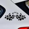 Hozilen Flower Car Body Decal, Auto Body Flower Sticker, Scratch Resistant Decorative Sticker -