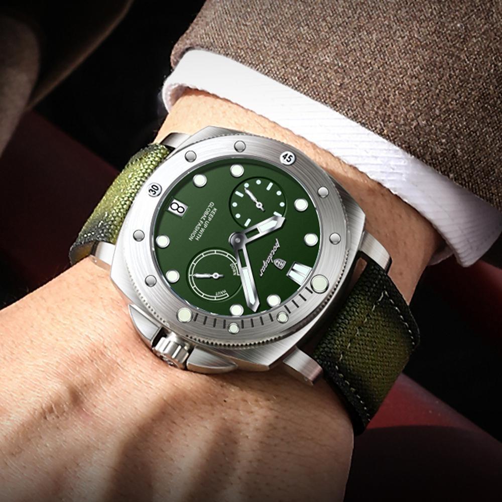 POEDAGAR High Quality Military Watch For Man Waterproof Luminous Date Fashion Men Clock Nylon Leather Quartz Watches