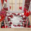 Christmas Rug Festive Carpet For Live Room Large Area Rug Bedroom Rug Soft Doormat Welcome Mat Home Decoration