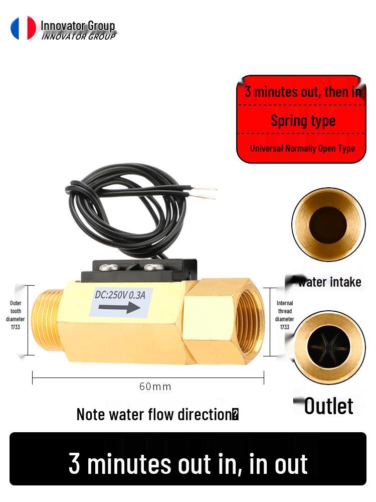 Ganzkupfer DN15/DN20 Magnetischer Wasser-Durchflusssensor Schalter