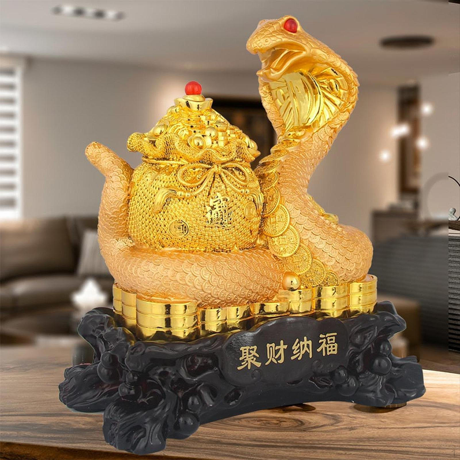 

Скульптура года змеи, китайский лунный декор, украшение весеннего фестиваля L