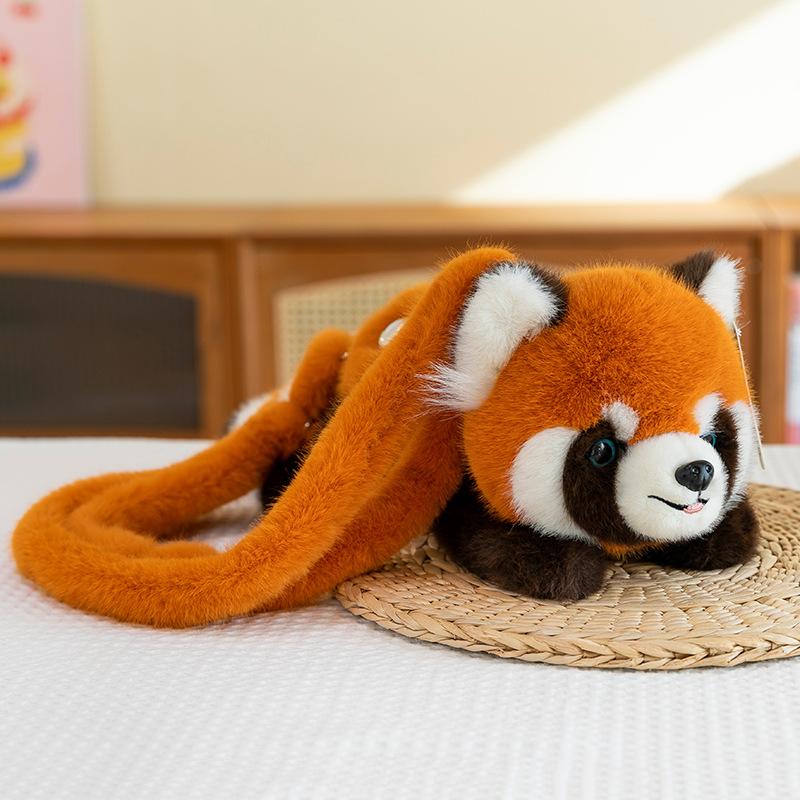 New Panda Hanhan Backpack Plush Toys Children's Day Gift Activities Wholesale Small Panda Doll Catch Machine