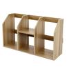 Schreibtisch-Bücherregal Mehrschichtiges Design Große Kapazität Kompakte Struktur Einfaches Holz-Bücherregal für Home-Office