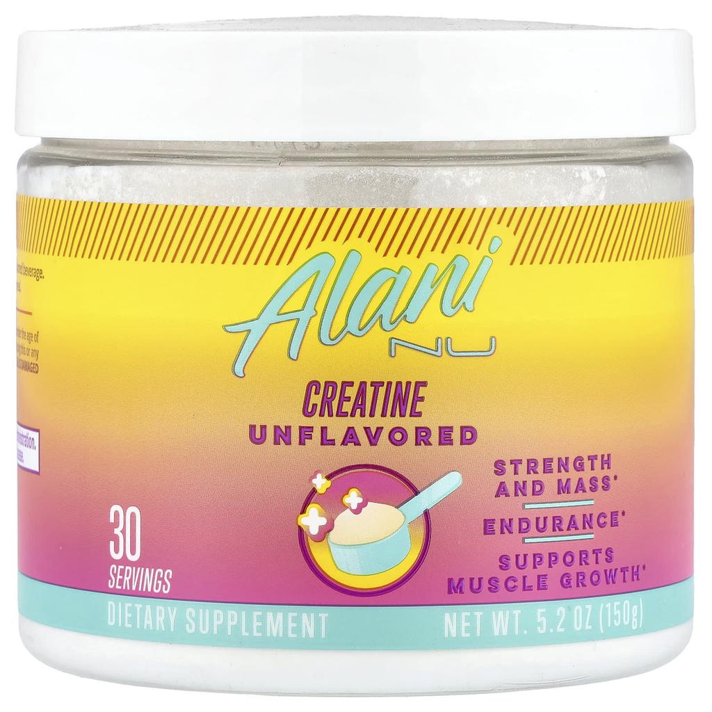 Alani Nu, Creatine, Unflavored, 150g (5.2oz)