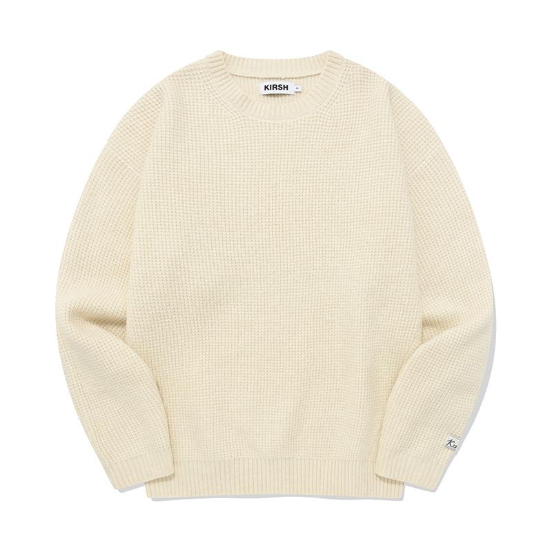 KIRSH Unisex Textured Knit [Ivory]
