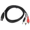 5.9ft DIN 8Pin to 3.5mm + 2RCA Cable Male to Male Audio Connection Cable  Vintage Audio Equipment