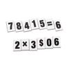 120 Pieces Magnetic Numbers Mathematical Operation Magnets Calendar Dates Indicators for Whiteboard