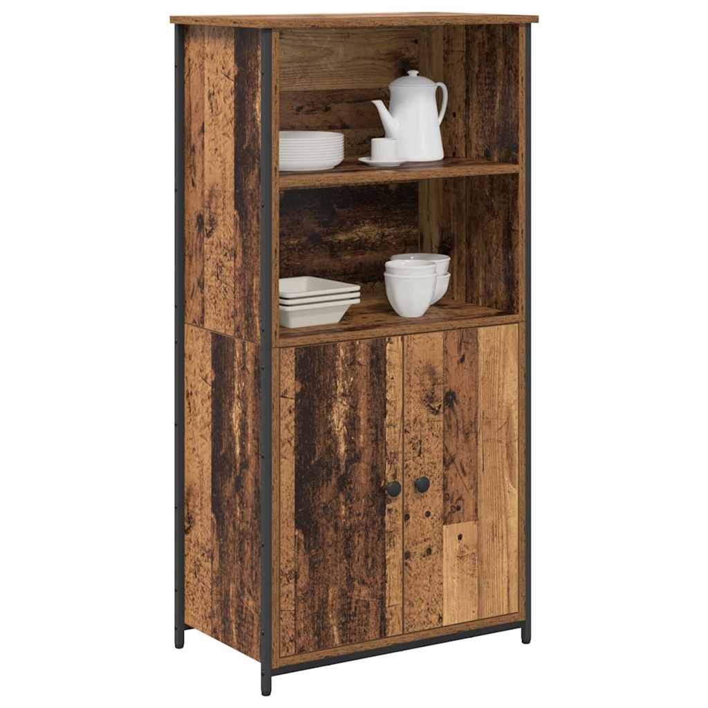 Highboard Reclaimed Wood 62 x 36 x 121.5 cm Particle Board