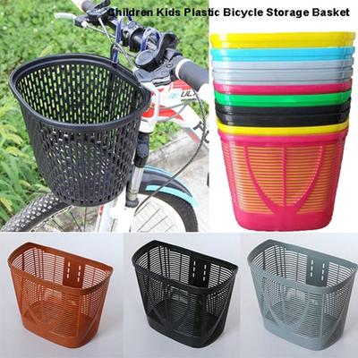 Cesto per Bicicletta in Plastica per Bambini Colori Multipli Cesto per Manubrio Scooter Accessori per Ciclismo Posteriori