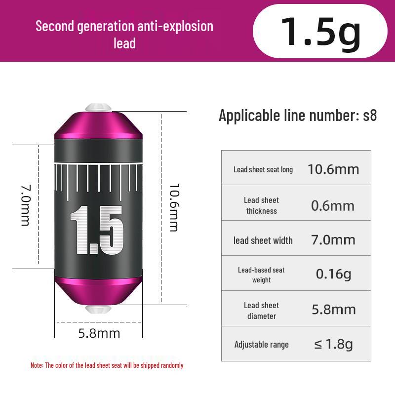 Anti-Explosion Double Core Lead Sinkers for Fishing - Big Fish Competition Gear Accessories