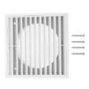 Square Air Vent Cover Plastic Air Ventilation Cover Louver Grille Cover