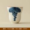 Hand Painted Gourd Shape Ceramic Cup Japanese Underglaze High Aesthetic Tea Water Cup Personal Master Cup Home Use Gift