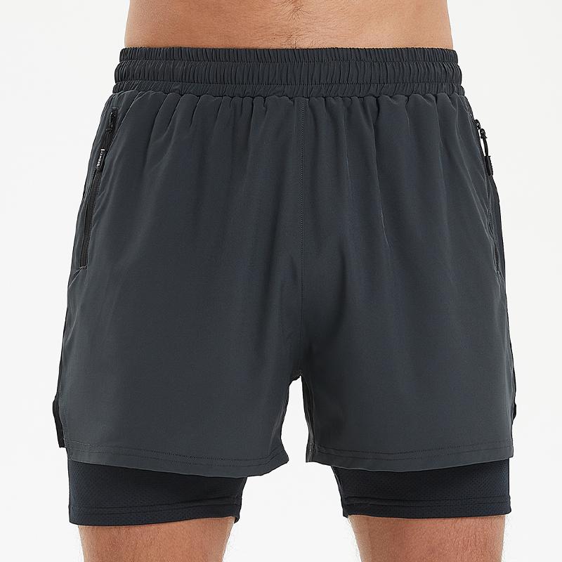 Mens marathon Running Shorts Training Tights Sports for Men Gym Jogging Sportswear Male Basketball Fitness Double Shorts Dry Fit