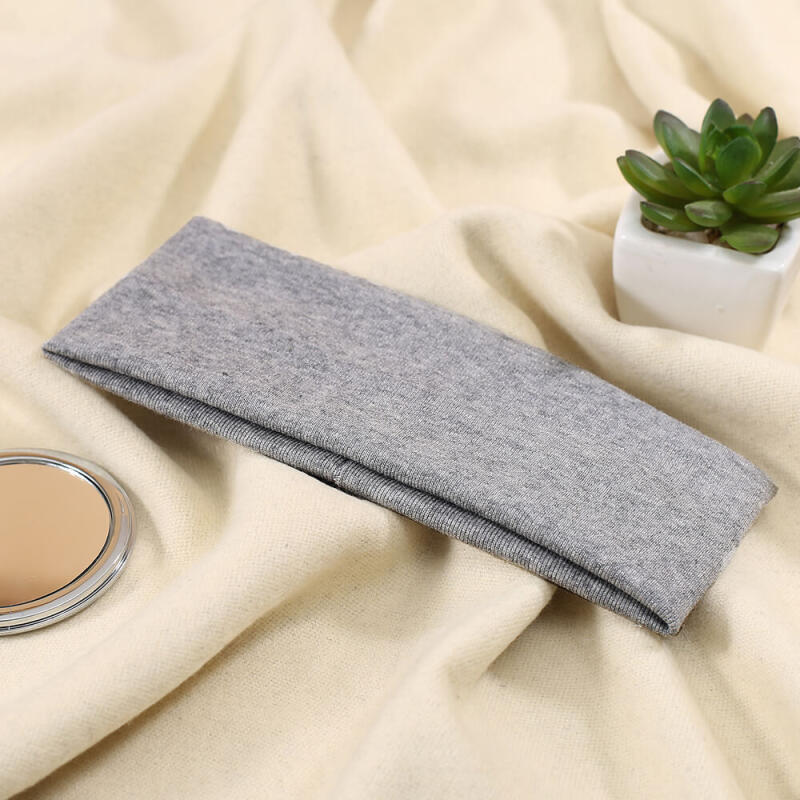 Basic Bandana Hairband (Light Gray)