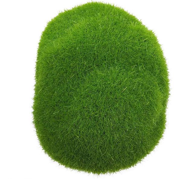 YOOHUA 30 stk 3 størrelser Dekorative kunstige moseklipper, Grønne mosekuler, Mosesteiner, Grønne mosebelagte steiner, Falsk mosedekor for blomster