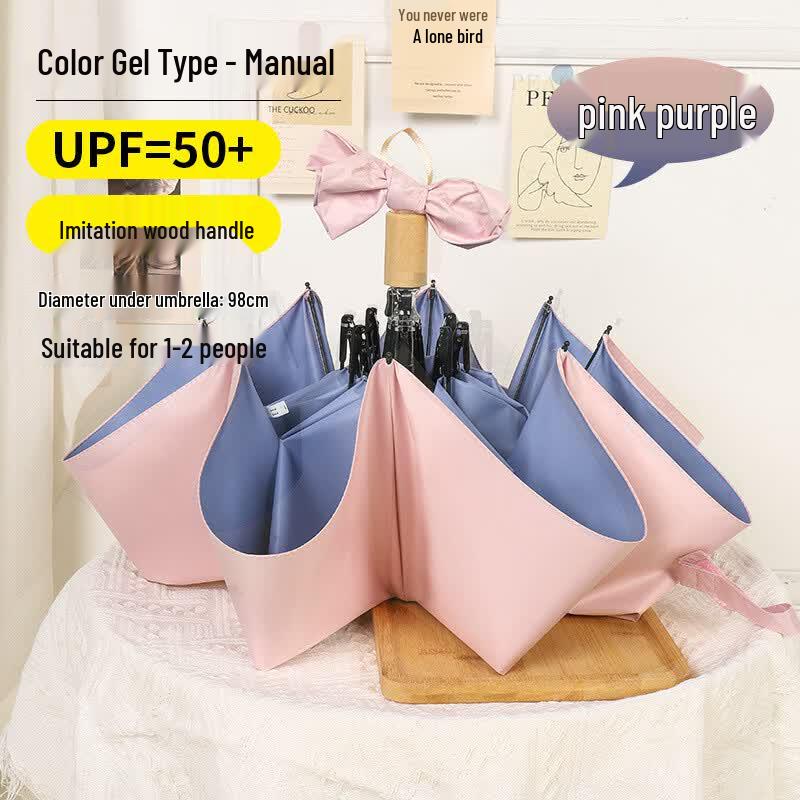 Automatic UV Protection Folding Sun Umbrella