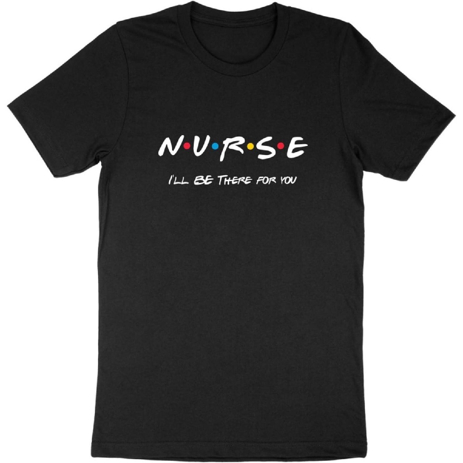 HolyShirtBalls Медсестра Я Буду Рядом с Тобой RN Студент-Медсестра Подарок Выпускнику Друзья Мужчины и Женщины Унисекс Футболка XXXXXL разноцветный