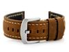 Pasek Skórzany Do Zegarka W29 - Ciemny Brąz 22Mm