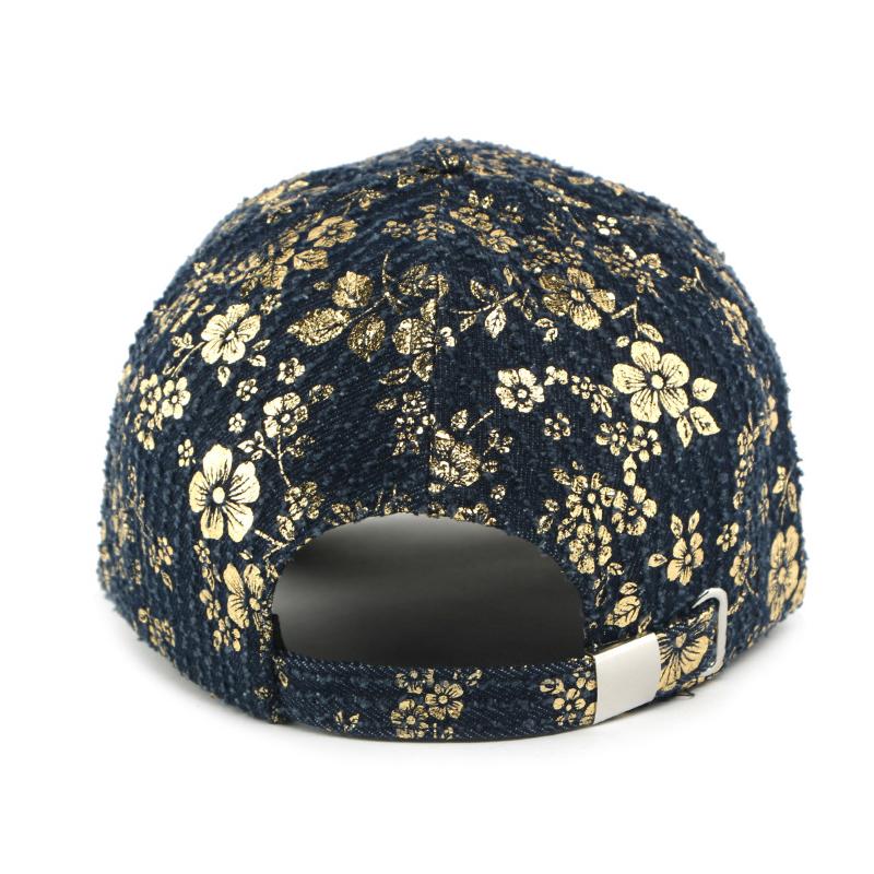 Hot Stamping Hard Top Baseball Cap Women's Outdoor Sunscreen Hat