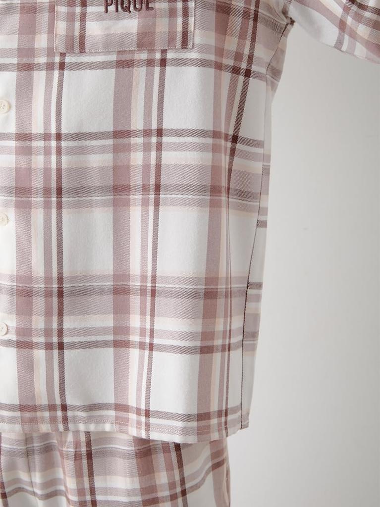 Gelato Pique HOMME Trendy Check Pattern Shirt PMFT254997BRWL