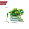 New Flowers Succulents Building Blocks Everlasting Bonsai Tree Gardens Romantic Girls Bricks Potted Plants Hot Model Kids Toys