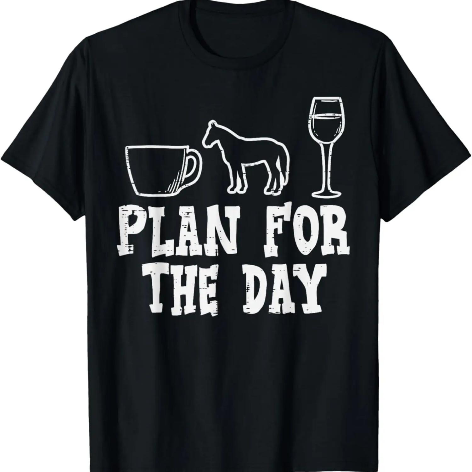 My Therapist Eats Hay Equestrian Riding Rider Lover Horse T-Shirt S чёрный