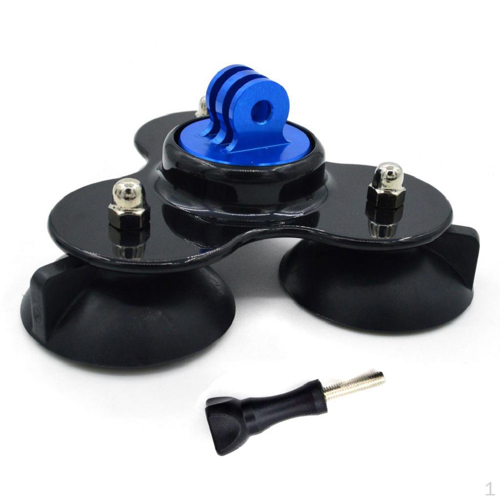 Sports Fun Club Triple Low Angle Suction Cup Car Windscreen Dash Mount+Screw For