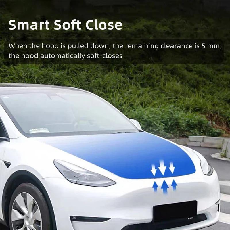 Front Trunk Lid Automatic Closing Electric Lock for Tesla Model 3 Y Electric Front Trunk Lid Automatic Suction Door Closer