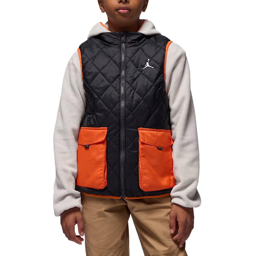 Jordan Kids Vests Stand Collar Moderate IQ9998-010