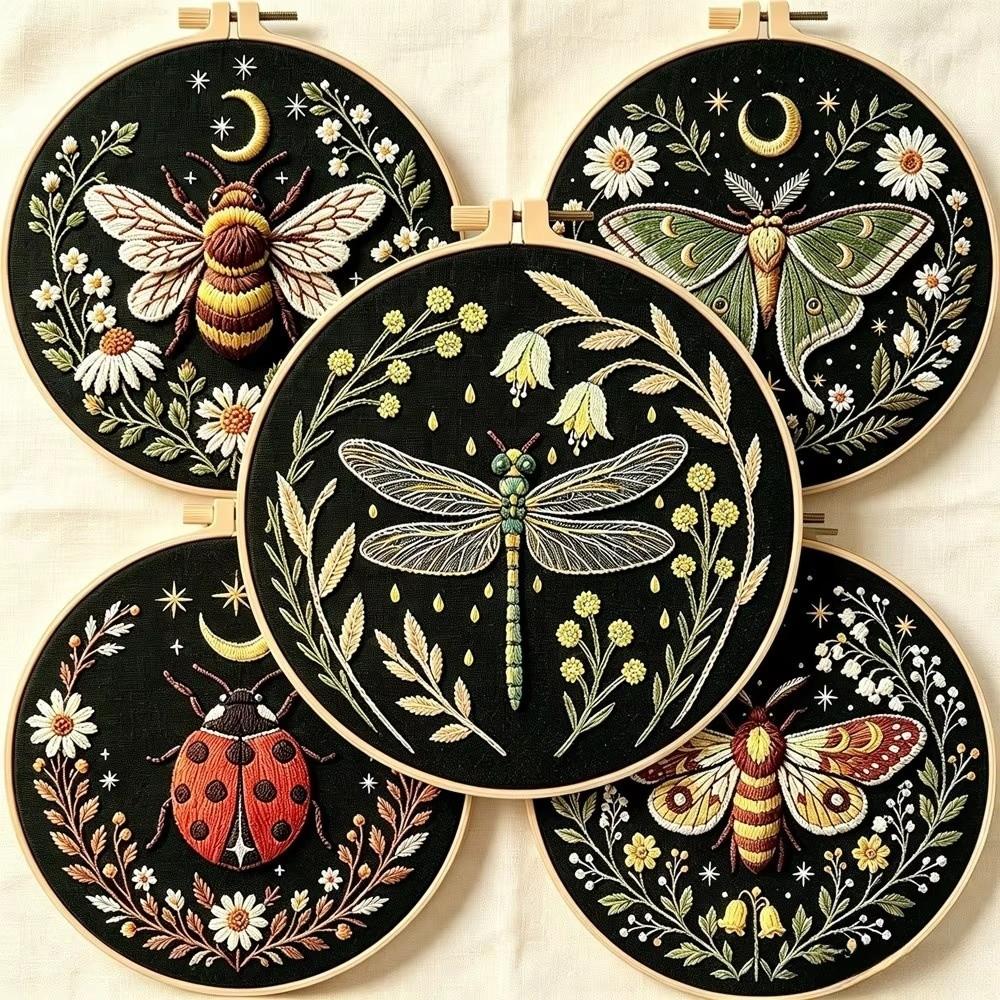 With Pattern Embroidery Kit Stamped Cloth DIY Embroidery Kit Stamped Embroidery Kit  For Beginners