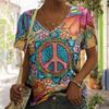 Summer Casual Loose 3D Printed Short Sleeved Women's T-shirts