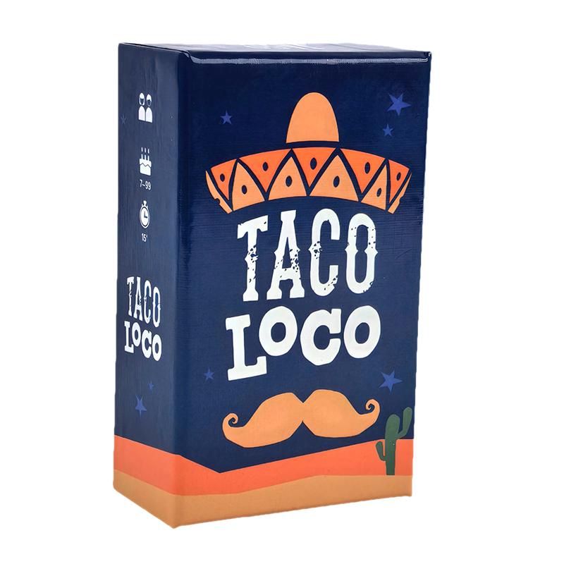 

TACOLOCO Crazy Taco Стратегічна карткова гра для 2-5 гравців Весела сімейна вечірня настільна гра китайською та англійською мовами білий