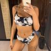 Costume da bagno da bagno da donna con stampa tie-dye bikini stampato sexy in 11 colori