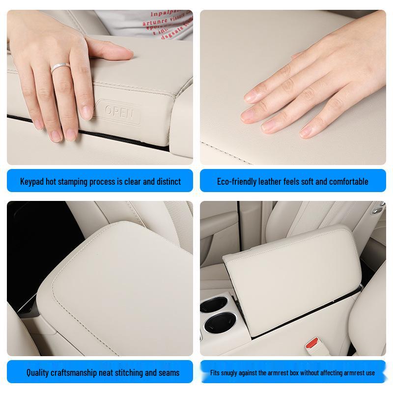 Luxeed R7 Center Console Armrest Box Protector for 24-26 Models - Comfortable Elbow Rest Pad