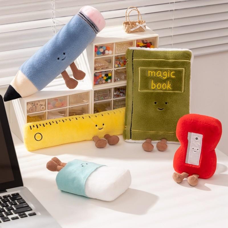 Plush Stationery Toy Cartoon Cute Soft Stuffed Doll Child Birthday Gift Holiday