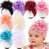 Gypsophila Rhinestone Camellia Flower Children's Fontanelle Protection Hat